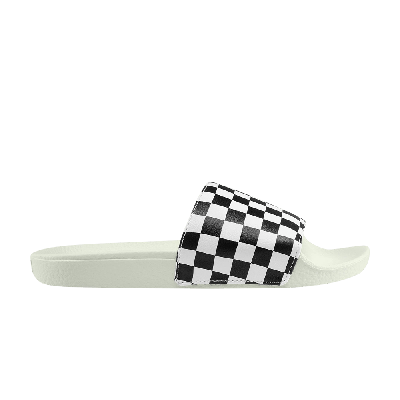 Pre-owned Vans Wmns Slide-on 'checkerboard - White Black'