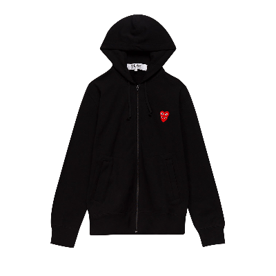 Pre-owned Comme Des Garçons Play Mini Logo Hoodie 'black'