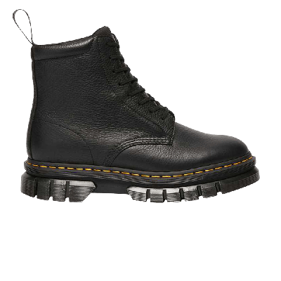 Pre-owned Dr. Martens' Rikard Lunar Leather Platform Boot 'black'