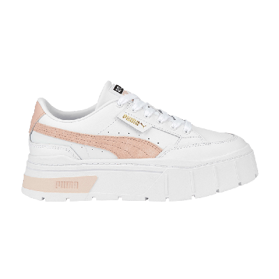 Pre-owned Puma Wmns Mayze Stack 'white Rose Quartz'