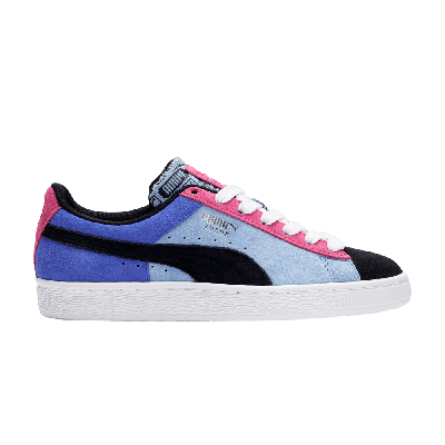 Pre-owned Puma Wmns Suede Classix 'fizzy Lime Serenity' In Blue