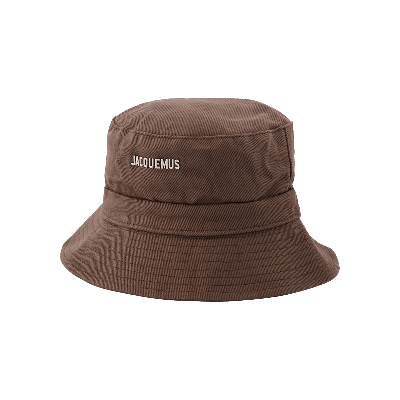 Pre-owned Jacquemus Le Bob Gadjo Bucket Hat 'brown'