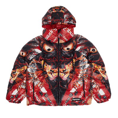 Pre-owned Supreme Reversible Featherweight Down Puffer Jacket 'red'