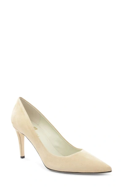 Bruno Magli Telma Pointed Toe Pump In Noce Suede