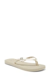Stuart Weitzman Sw Crystal Thong Sandal In Platino
