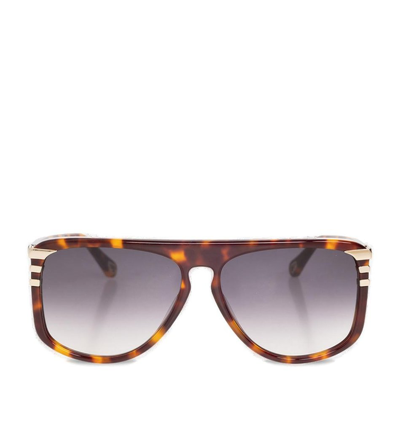 Chloé Eyewear West Square Frame Sunglasses In Multi