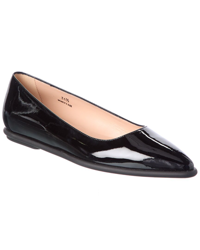 Tod's Patent Ballerina Flat In Black