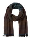 Missoni Wool-blend Scarf In Green