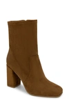 Kenneth Cole New York Jax Stretch Square Toe Boot In Cognac