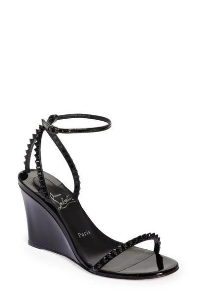 Christian Louboutin So Me Wedge Sandal In Black