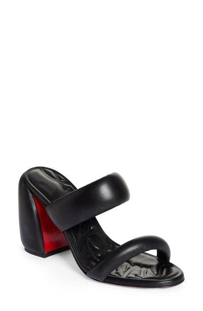 Christian Louboutin Inflama Block Heel Sandal In Black