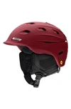 Smith Snow Helmet With Mips In Matte Sangria