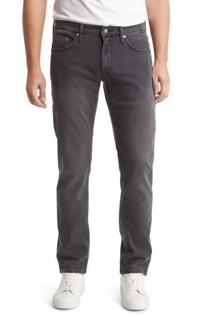 Mavi Jeans Marcus Slim Straight Leg Jeans In Mid Smoke Supermove