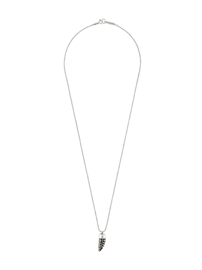 Isabel Marant Sautoir B Necklace In Silver