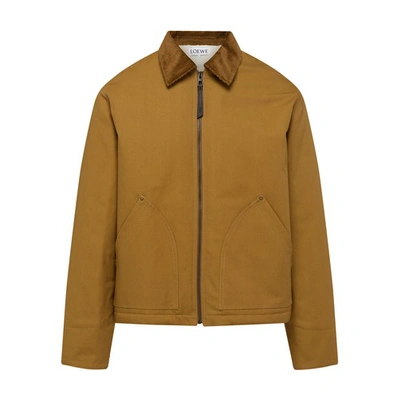 Loewe Workwear Jacket In Brown