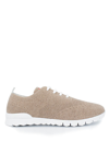 Kiton Sneakers Grey In Beige