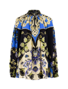 Etro Printed Silk Blouse In Black