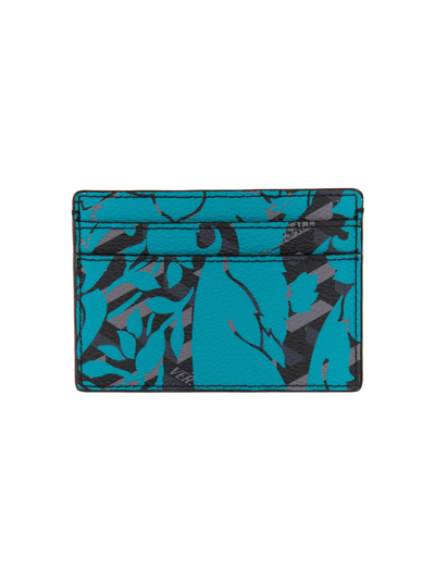 Versace La Greca Signature Card Holder In Multicolour