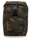 Off-white Off White Nylon Backpack With Arrow Buckle In Multicolor