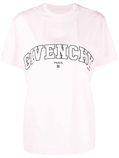 Givenchy Pink Cotton T-shirt In 681 Light Pink