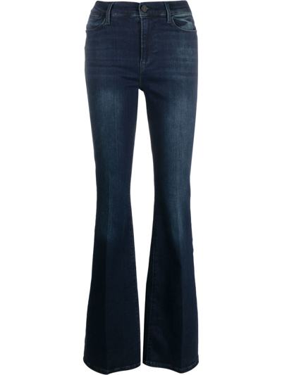 FRAME LOW-RISE FLARED JEANS