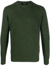 DELL'OGLIO CREW NECK CASHMERE JUMPER