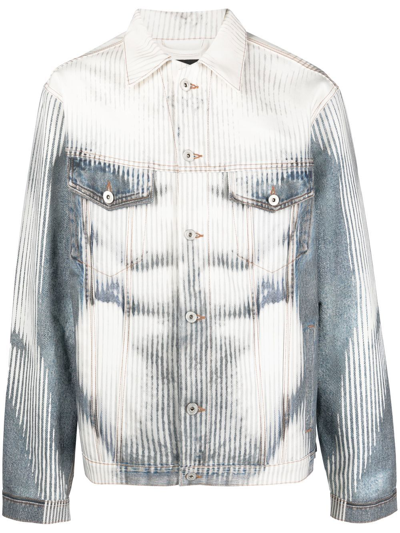 Y/project X Jean Paul Gaultier Body Morph-print Jacket In Multi-colored