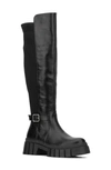 New York And Company Sara Lug Sole Boot In Black