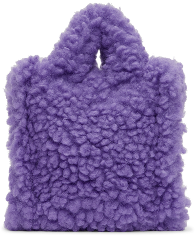 Stand Studio Kids Purple Lizzie Bag In Neon Violet