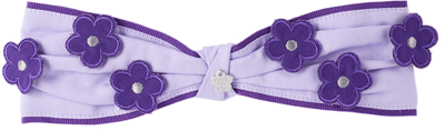 Anna Sui Mini Kids' Ssense Exclusive Baby Purple Headband In Lavender 61