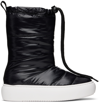 MARNI KIDS BLACK PADDED BOOTS