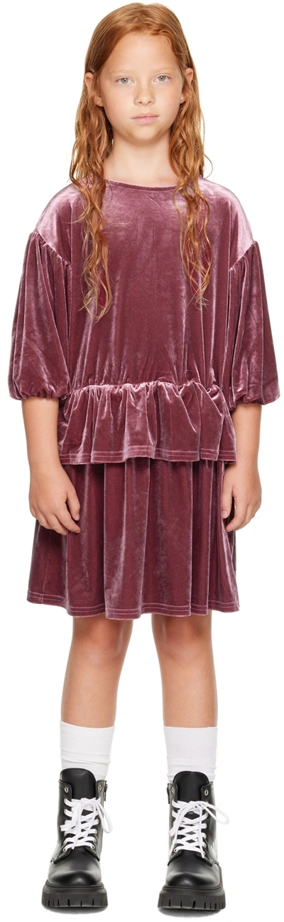 The Campamento Kids Burgundy Layers Dress