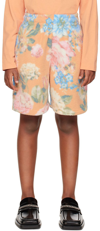 MARTINE ROSE SSENSE EXCLUSIVE KIDS ORANGE SHORTS