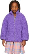 Stand Studio Kids Purple Azalea Jacket In Neon Violet