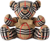 BURBERRY BABY BEIGE SITTING BEAR PLUSH TOY