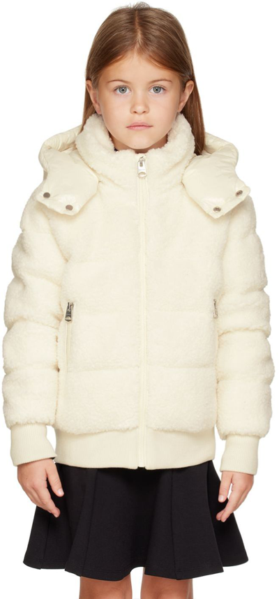 Mackage Little Kid's & Kid's Ari Hooded Down Jacket In Cream