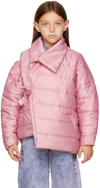 M.a+ Kids Pink Puffa Jacket