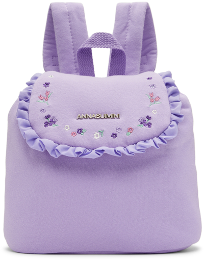 Anna Sui Ssense Exclusive Baby Purple Backpack In Lavender 61