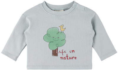 The Campamento Baby Blue 'life In Nature' Long Sleeve T-shirt