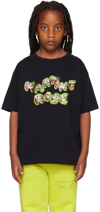 Martine Rose Ssense Exclusive Kids Black Brittle T-shirt In Black