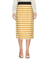 Dolce & Gabbana Midi Skirts In Yellow