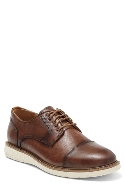 Warfield & Grand Orbit Cap Toe Derby In Brown