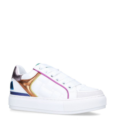 Kurt Geiger Leather Southbank Trainers In White