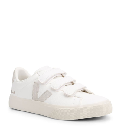 Veja Leather V-10 Sneakers In White
