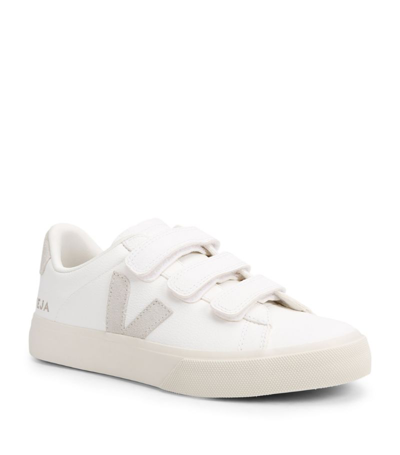 Veja Leather V-10 Sneakers In Beige Suede