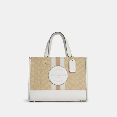 Coach Outlet Dempsey Carryall In Signature Jacquard With Stripe And Coach Patch In Multi