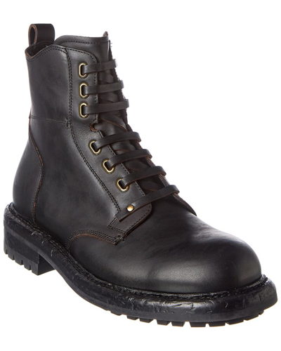 Dolce & Gabbana Bernini Leather Boot In Black