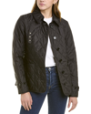 Burberry Fernleigh Quilted Nylon Jacket In Black