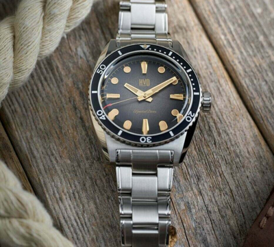 Pre-owned ✅ Hvd Spectre Diver Onix 200m Sellita Watch International Shipping Usa Dealer
