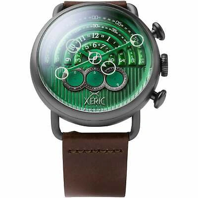 Pre-owned Xeric Halograph Chrono Sapphire Gunmetal Green